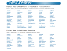 Tablet Screenshot of florists-nearby.com